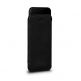 SENA UltraSlim Classic Pouch - кожен калъф (естествена кожа, ръчна изработка) за iPhone XR (черен) thumbnail