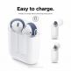 Elago Airpods Secure Fit - антибактериални силиконови калъфчета за Apple Airpods (бял) (4 броя) (тъмносин) thumbnail 3