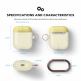 Elago Duo Hang Silicone Case - силиконов калъф за Apple Airpods (златист-фосфоресциращ) thumbnail 8