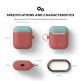 Elago Duo Hang Silicone Case - силиконов калъф за Apple Airpods (червен) thumbnail 6