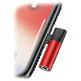 Baseus Lightning & Audio Adapter - Lightning адаптер с Lightning порт и 3.5 мм аудио вход за устройства с Lightning порт (червен) thumbnail 7
