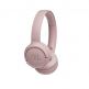 JBL T500 BT - безжични Bluetooth слушалки с микрофон за мобилни устройства (розов)  thumbnail