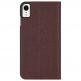 CaseMate Barely There Folio Case - кожен калъф, тип портфейл за iPhone XR (кафяв) thumbnail