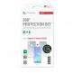 4smarts 360° Protection Set - тънък силиконов кейс и стъклено защитно покритие за дисплея на Huawei P Smart (2019) (прозрачен) thumbnail 2