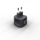 Kit Fresh 3.4A Wall Charger - захранване за ел. мрежа 3.4A с два USB изхода (черен) thumbnail 3