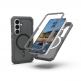 Удароустойчив хибриден кейс с MagSafe за Samsung Galaxy S26 - Urban Armor Gear Trooper MagSafe Case (сив-прозрачен) thumbnail 18