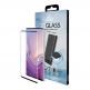 Eiger 3D Glass Case Friendly Curved Tempered Glass - калено стъклено защитно покритие с извити ръбове за целия дисплей на Samsung Galaxy S10 Plus (черен-прозрачен) thumbnail 3
