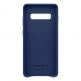 Samsung Leather Cover EF-VG975LN - оригинален кожен калъф (естествена кожа) за Samsung Galaxy S10 Plus (тъмносин) thumbnail 2