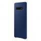 Samsung Leather Cover EF-VG975LN - оригинален кожен калъф (естествена кожа) за Samsung Galaxy S10 Plus (тъмносин) thumbnail 3