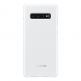 Samsung LED Cover EF-KG975CW - оригинален заден кейс, през който виждате информация от Samsung Galaxy S10 Plus (бял) thumbnail
