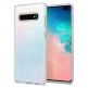 Spigen Liquid Crystal Glitter Case - тънък качествен слииконов (TPU) калъф за Samsung Galaxy S10 Plus (прозрачен) thumbnail 6