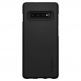 Spigen Thin Fit Case - качествен тънък матиран кейс за Samsung Galaxy S10 Plus (черен) thumbnail 2