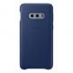 Samsung Leather Cover EF-VG970LN - оригинален кожен калъф (естествена кожа) за Samsung Galaxy S10E (тъмносин) thumbnail