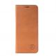 JT Berlin BookCase Tegel Case - хоризонтален кожен (естествена кожа) калъф тип портфейл за Samsung Galaxy S10 (кафяв) thumbnail