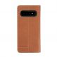 JT Berlin BookCase Tegel Case - хоризонтален кожен (естествена кожа) калъф тип портфейл за Samsung Galaxy S10 (кафяв) thumbnail 3