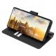 JT Berlin BookCase Kreuzberg Case - хоризонтален кожен (естествена кожа) калъф тип портфейл за Samsung Galaxy S10 (черен) thumbnail 4