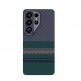 Кевларен кейс с MagSafe за Samsung Galaxy S26 Ultra - Benks Armor Air Aurora Kevlar Case 600D (черен-зелен) thumbnail 3