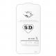 Premium Full Glue 5D Tempered Glass - обхващащо и ръбовете стъклено защитно покритие за дисплея на iPhone XS, iPhone X (прозрачен) thumbnail