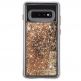CaseMate Waterfall Case - дизайнерски кейс с висока защита за Samsung Galaxy S10 (златист) thumbnail