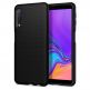 Spigen Liquid Air Case - тънък качествен термополиуретанов кейс за Samsung Galaxy A7 (2018) (черен)  thumbnail
