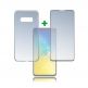 4smarts 360° Case Friendly Premium Protection Set - тънък силиконов кейс и стъклено защитно покритие за дисплея на Samsung Galaxy S10E (прозрачен) thumbnail