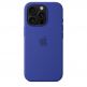 Оригинален силиконов кейс за iPhone 16 Pro Max с MagSafe - Apple iPhone Silicone Case with MagSafe (син) thumbnail 3