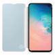 Samsung Clear View Cover EF-ZG970CW - оригинален кейс, през който виждате информация от дисплея за Samsung Galaxy S10E (бял-сив) thumbnail 4