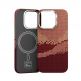 Кевларен кейс с MagSafe за iPhone 16 Pro Max - Benks GoldenTide ArmorAir Magnetic Kevlar Case 600D (червен-оранжев) thumbnail 3