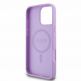 Дизайнерски кожен кейс с MagSafe за iPhone 16 Pro Max - Guess PU Grained Classic Logo MagSafe Leather Hard Case (лилав) thumbnail 5