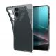Тънък силиконов (TPU) калъф за Samsung Galaxy S25 Edge  - Spigen Liquid Crystal Case  (черен-прозрачен) thumbnail
