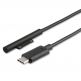 4smarts Microsoft Surface Connect to USB-C Charging Cable 5A - USB-C кабел за Microsoft Surface таблети (100 см) (черен) thumbnail 2