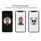 Eiger Privacy 3D Tempered Glass - калено стъклено защитно покритие с извити ръбове и определен ъгъл на виждане за целия дисплея на iPhone 11 Pro, iPhone XS, iPhone X (черен-прозрачен) (bulk) thumbnail 4