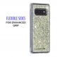 CaseMate Twinkle Case - дизайнерски кейс с истински перлени нишки и висока защита за Samsung Galaxy S10 (бял) thumbnail 4