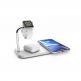Zens Aluminium Dual Apple Watch 10W Wireless Charger ZEDC05W/00 - двойна станция за безжично зареждане на Qi съвместими устройства (бял) thumbnail