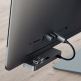 Satechi USB Male To USB-C Female Adapter - адаптер от USB мъжко към USB-C женско за мобилни устройства (тъмносив) thumbnail 5