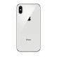 Apple iPhone X Backcover Full Assembly - оригинален резервен заден капак заедно с Lightning порт, безжично зареждане и бутони (сребрист) thumbnail