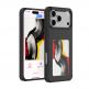  Поликарбонатов кейс с вграден дисплей на задната част и NFC за iPhone 17 Pro - 4smarts E-Ink Case with NFC Display (черен) thumbnail