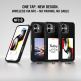  Поликарбонатов кейс с вграден дисплей на задната част и NFC за iPhone 17 - 4smarts E-Ink Case with NFC Display (черен) thumbnail 5
