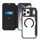 Кожен калъф, тип портфейл с отделение за кр. карти и Magsafe поддръжка за iPhone 17 Pro Max - 4smarts Urban Pro Flipcase, Qi2 ready (черен) thumbnail