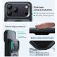Хибриден кейс с висока степен на защита с MagSafe за iPhone 17 Pro - ESR Classic Hybrid HaloLock Kickstand MagSafe Case (черен)  thumbnail 3