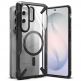 Хибриден кейс с висока степен на защита с MagSafe за Samsung Galaxy S26 Ulta - Ringke Fusion X Magnetic Case (черен-прозрачен) thumbnail 3