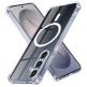 Удароустойчив силиконов (TPU) калъф с MagSafe за Samsung Galaxy S26 Plus - Techsuit Shockproof Clear Silicone Case (прозрачен)  thumbnail