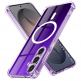 Удароустойчив силиконов (TPU) калъф с MagSafe за Samsung Galaxy S26 - Techsuit Shockproof Clear Silicone Case (прозрачен)  thumbnail