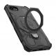 Хибриден удароустойчив кейс с вградена поставка и MagSafe за iPhone 17e, iPhone 16e - Techsuit Carbon Shield Pro Hybrid Case (черен) thumbnail 2