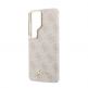 Дизайнерски кожен кейс с MagSafe за Samsung Galaxy S26 Ultra - Guess PU 4G Script Metal Logo Magnetic Case (розов) thumbnail 5