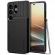 Хибриден удароустойчив кейс с отделение за кр. карти за Samsung Galaxy S26 Ultra - Spigen Slim Armor CS Case (черен) thumbnail