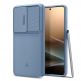 Тънък качествен силиконов (TPU) калъф с капак за камерата за Samsung Galaxy S26 Ultra - Spigen Optik Armor Case (син) thumbnail