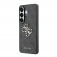 Дизайнерски кожен кейс за Samsung Galaxy S26 Ultra - Guess PU 4G Metal Logo Leather Hard Case (сив) thumbnail 2