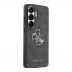 Дизайнерски кожен кейс за Samsung Galaxy S26 Ultra - Guess PU 4G Metal Logo Leather Hard Case (сив) thumbnail 4