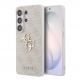 Дизайнерски кожен кейс за Samsung Galaxy S26 Ultra - Guess PU 4G Metal Logo Leather Hard Case (розов) thumbnail